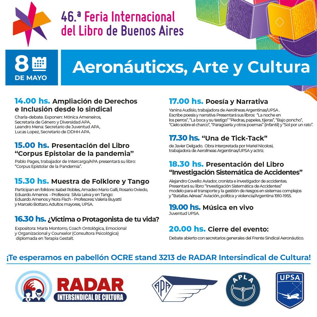 Aeronáuticxs, Arte y Cultura en la Feria del Libro